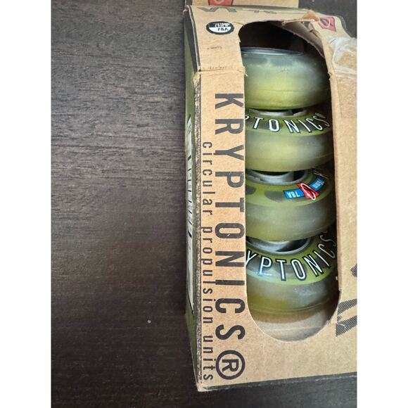 Kryptonics Vr 76 Skate Wheels Green 76mm 78A Skates Skating NIB Skater New Boxed - Picture 1 of 12